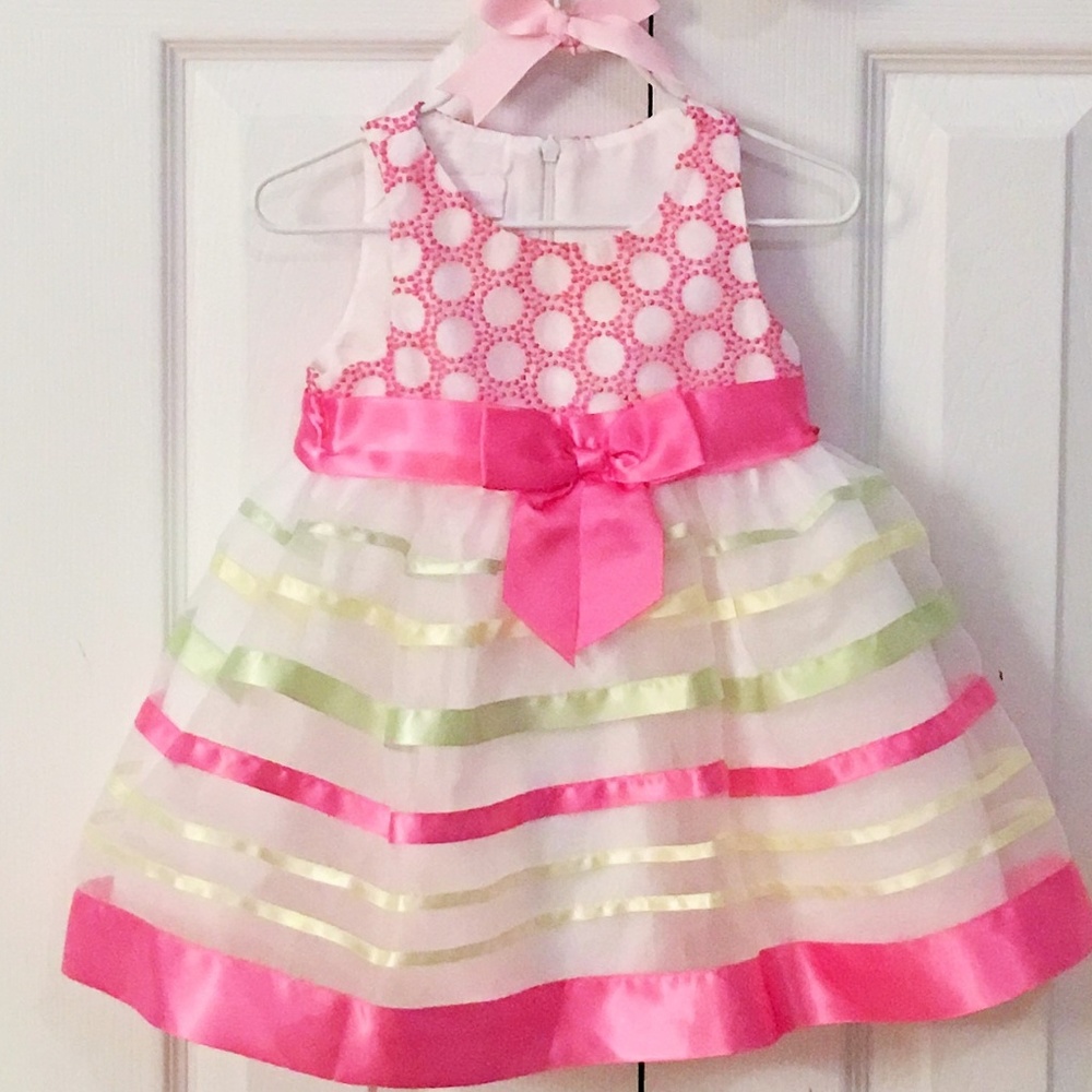 Bonnie Baby Easter Dress Size 12 mos